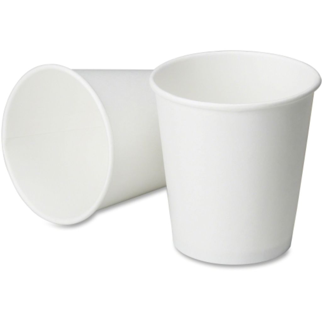 PAPER CUP HOT LIQUIDS WHITE,8 OZ CUPS, 2000 PER BOX