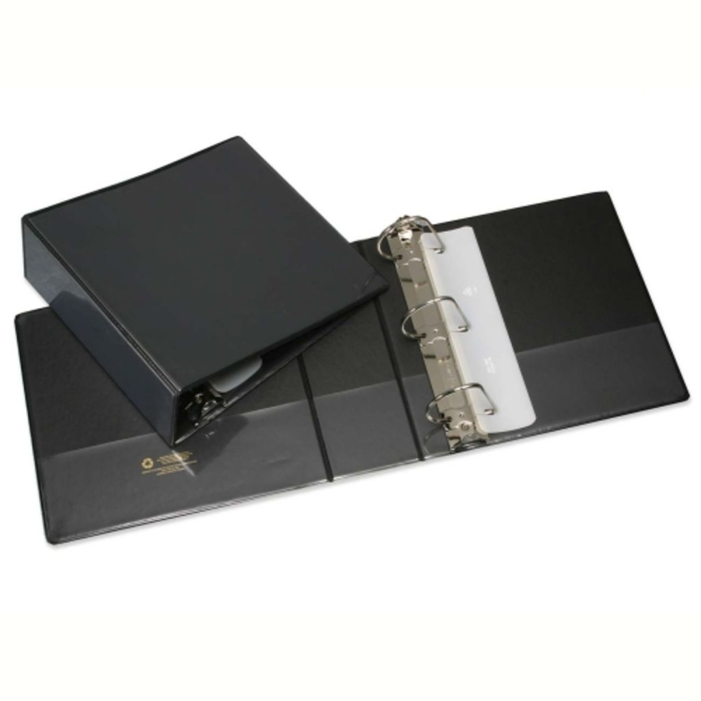 ANGLED DRING VIEW BINDER, BLACK, CAPACITY 3 IN