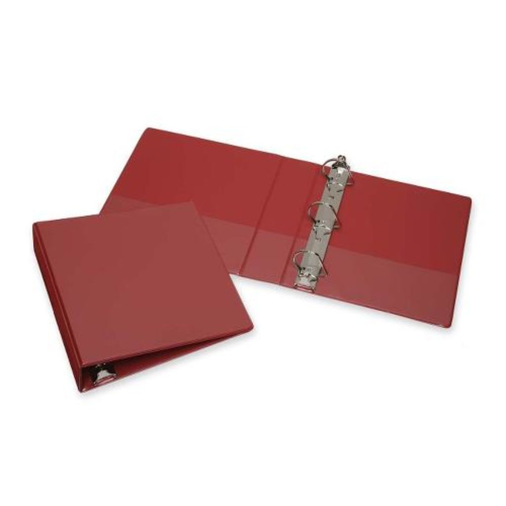 ANGLED DRING VIEW BINDER, RED, CAPACITY 2 IN