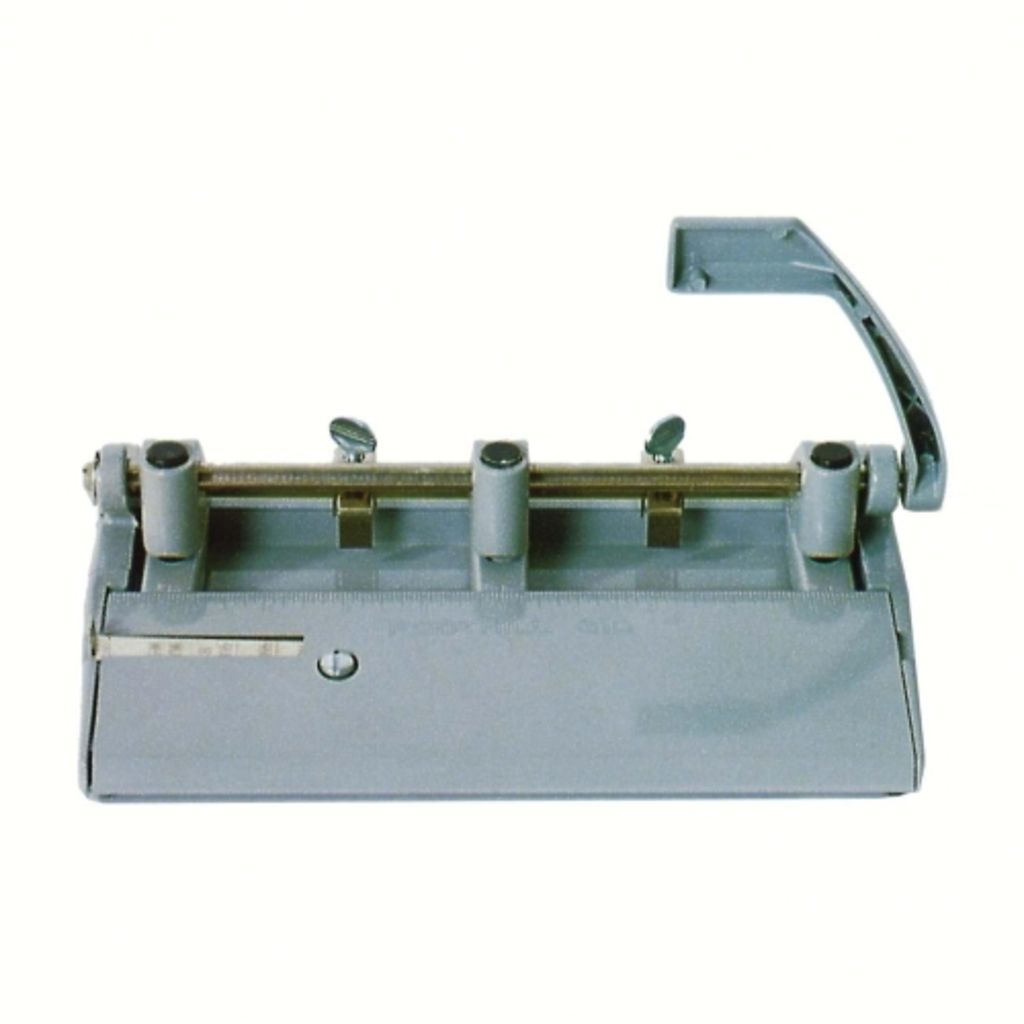3HOLE PUNCH HEAVYDUTY, 13/32 IN HOLE, GREY