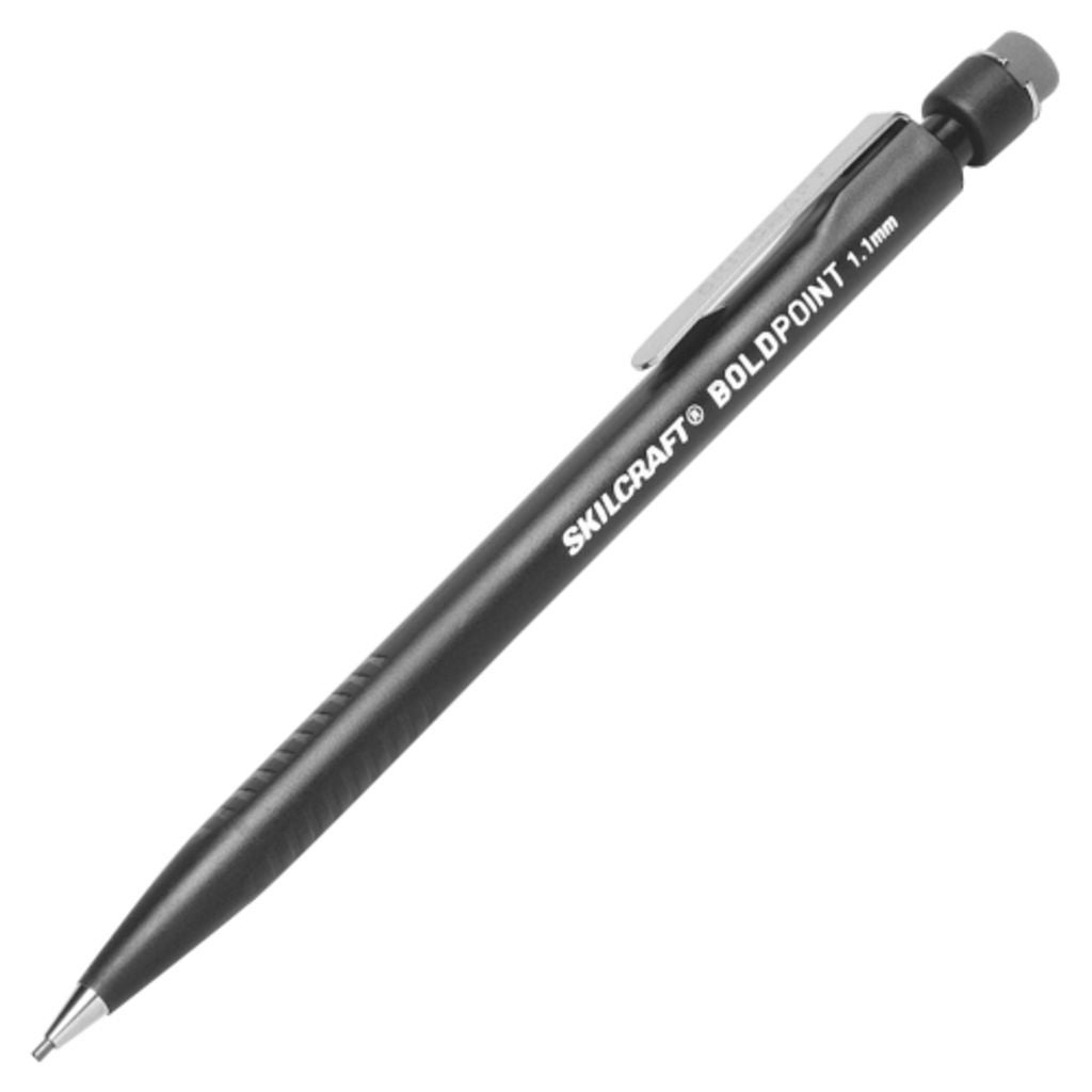BOLD POINT MECHANICAL PENCIL BLACK BARREL, 12/BOX
