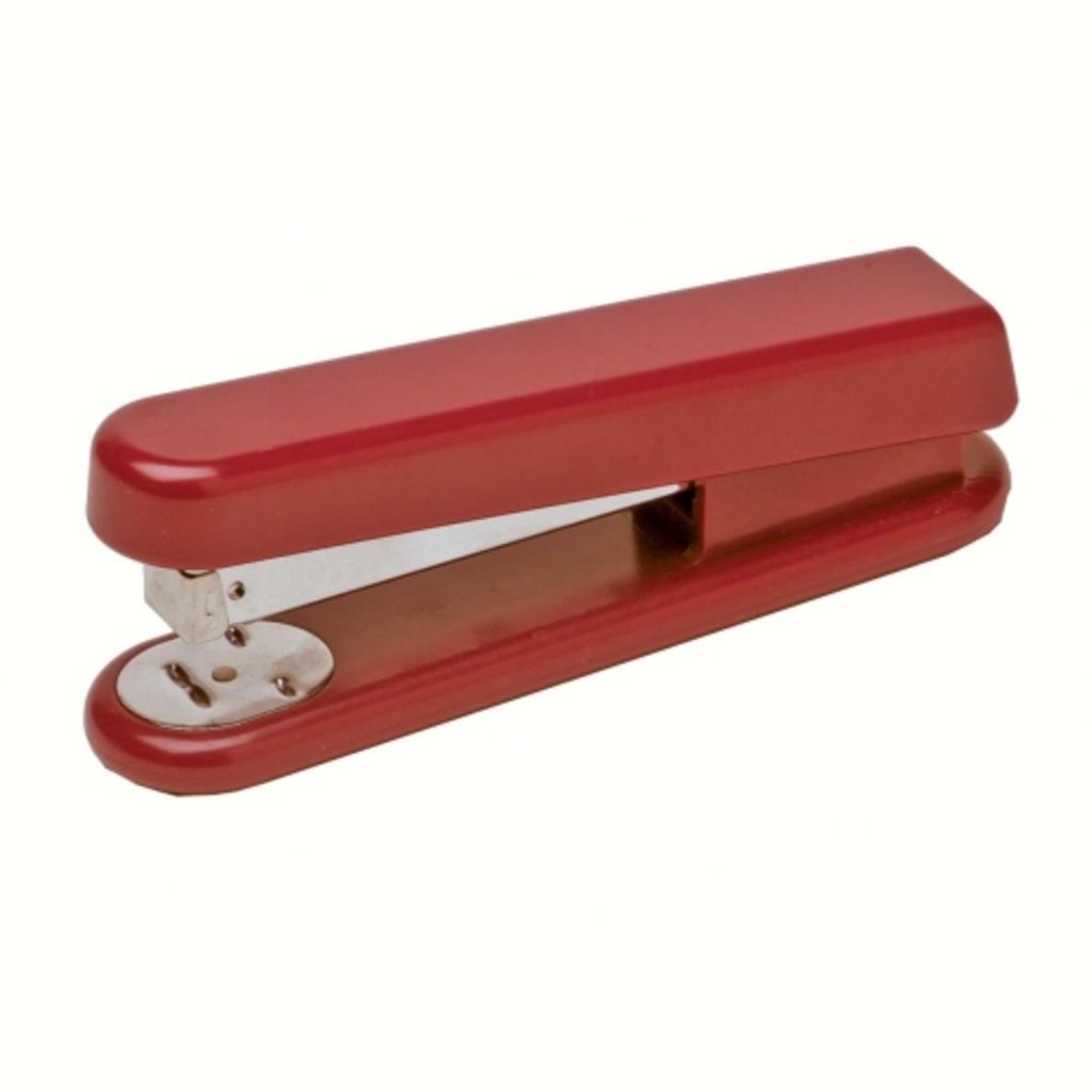 STAPLER, DESK, FULLSTRIP, BURGUNDY