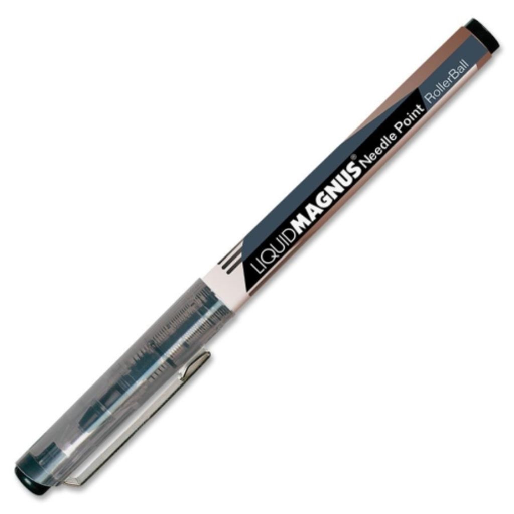 LIQUID MAGNUS? NEEDLE POINT PEN BLACK INK,0.5MM MICRO POINT