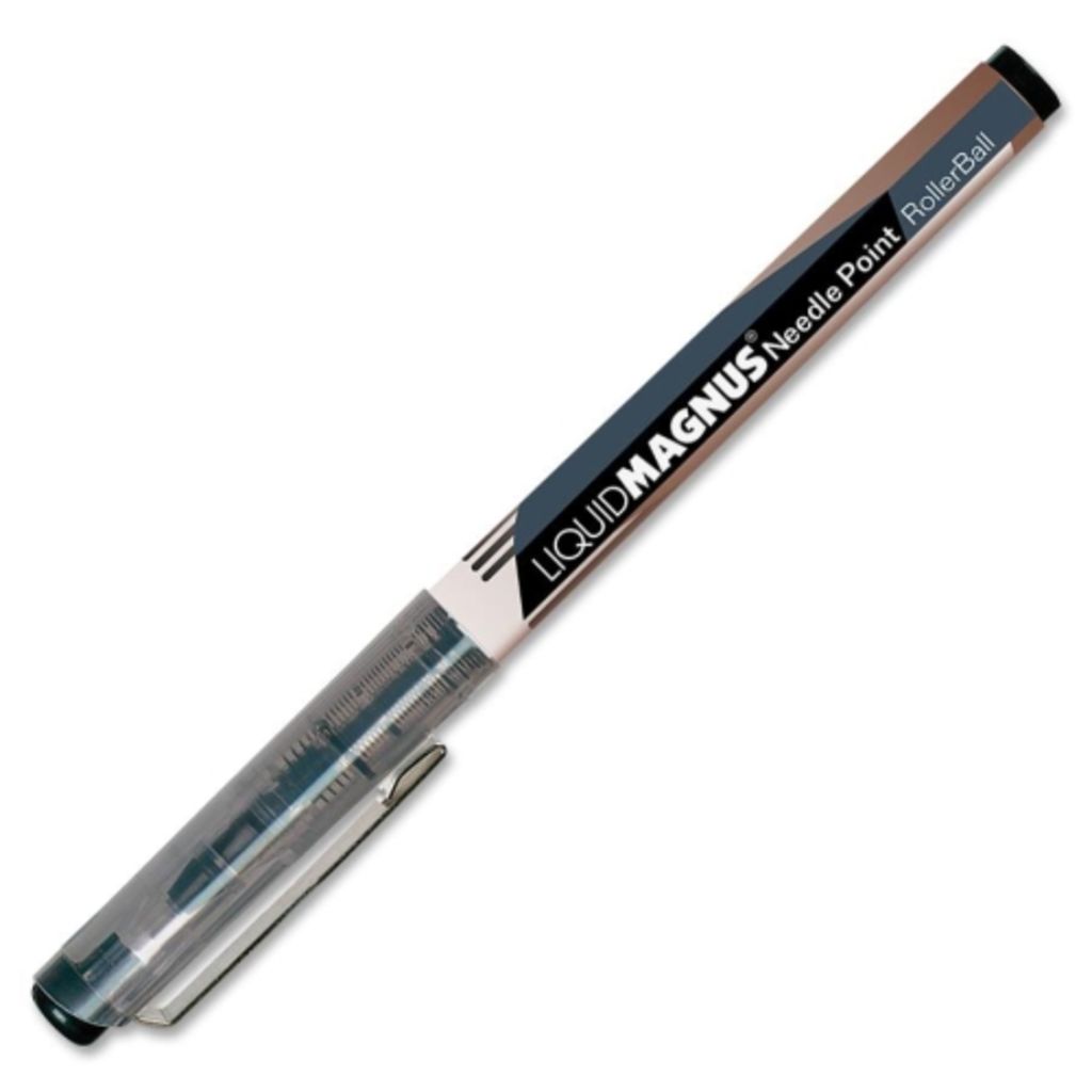 LIQUID MAGNUS? NEEDLE POINT PEN BLACK INK,0.7MM MEDIUM POINT