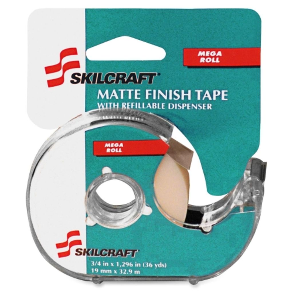 TAPE DISPENSER WITH MATTE TAPE