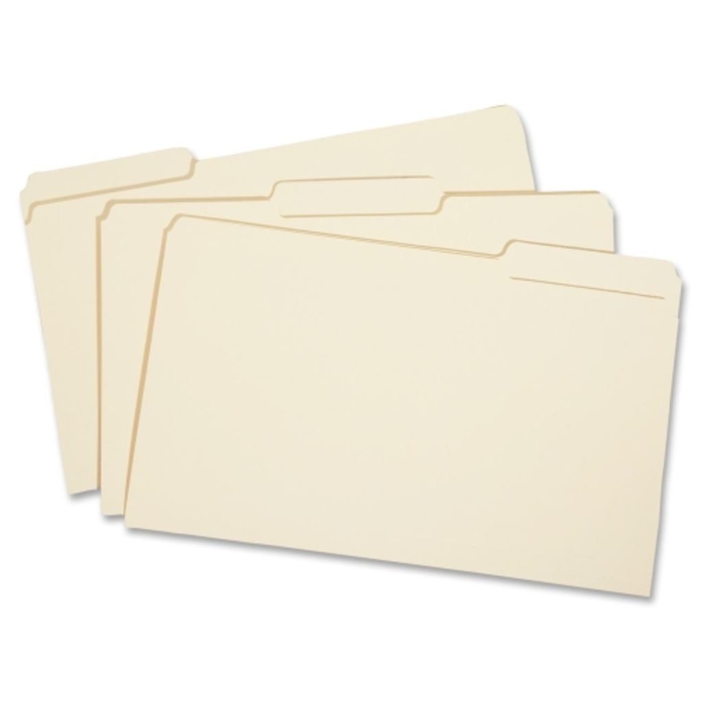 FILE FOLDER MANILA MANILA, LEGAL,1/3 CUT, 100 FOLDERS