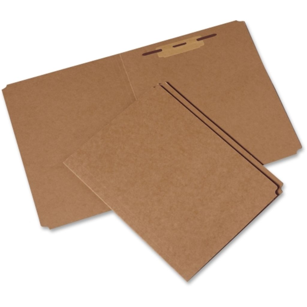 FILE FOLDER LETTER, STRAIGHT CUT WITH 11/2 FASTENER, KRAFT BROWN