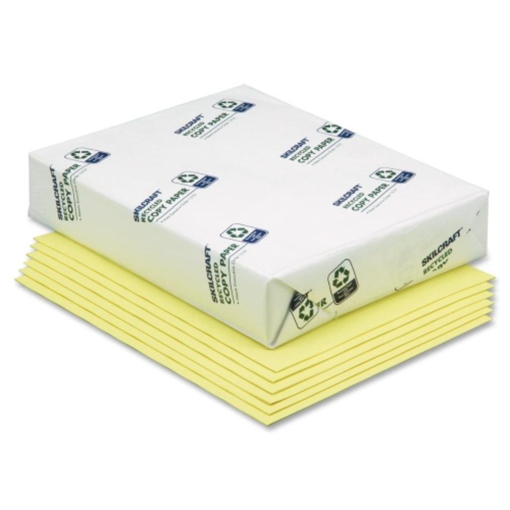 COPY PAPER DUAL PURPOSE XEROGRAPHIC YELLOW,8 1/2 X 11 IN