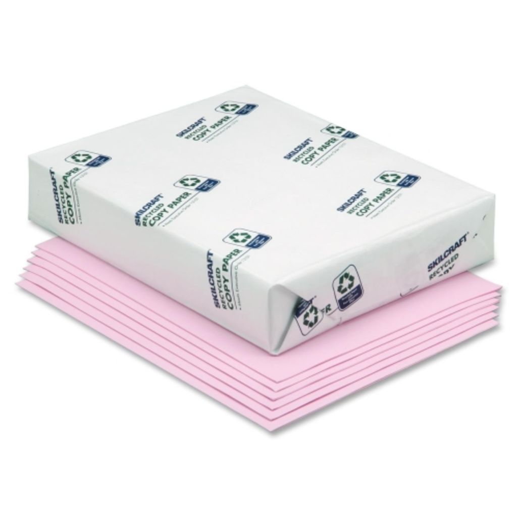 COPY PAPER DUAL PURPOSE XEROGRAPHIC PINK,8 1/2 X 11 IN