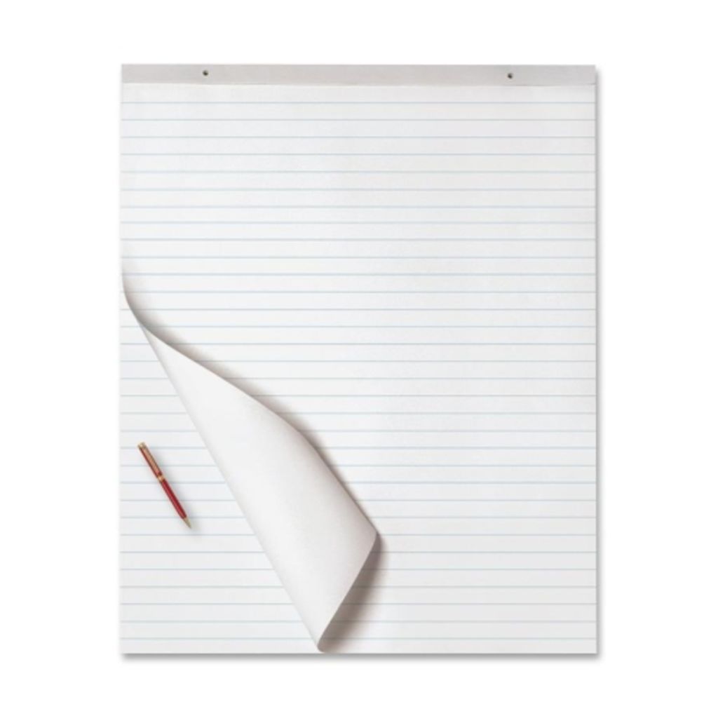 EASEL PAD, RULED, WHITE, 27 X 34 INS.