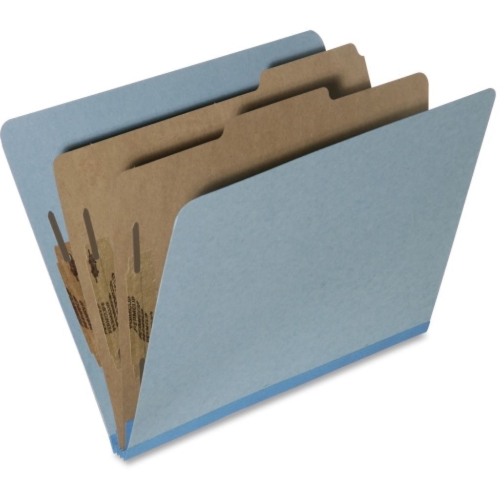 TOP TAB CLASSIFICATION FOLDERS LIGHT BLUE