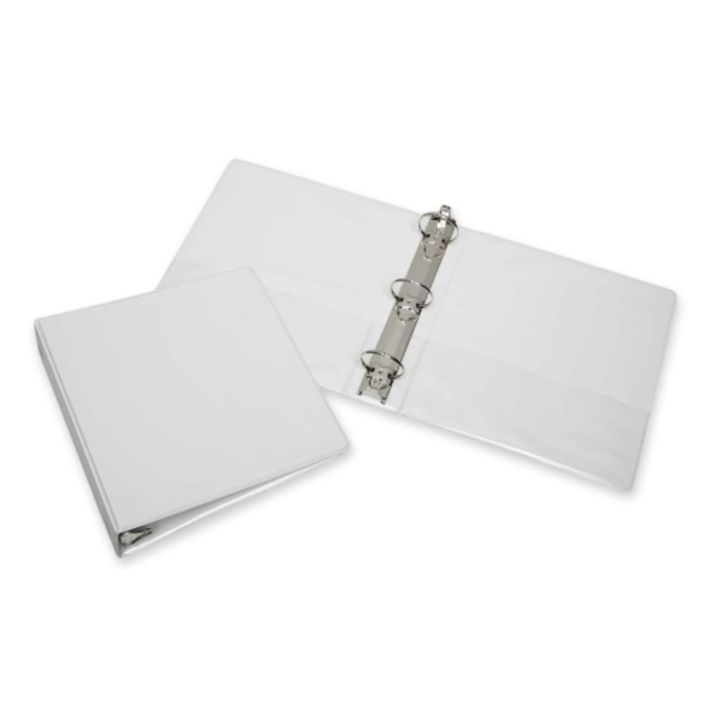 ROUND RING BINDER WHITE, VIEWBINDER, CAPACITY 2 IN, VINYL CLAD