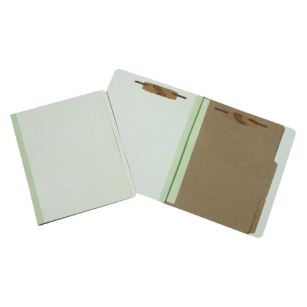 TOP TAB CLASSIFICATION FOLDERS LIGHT GREEN