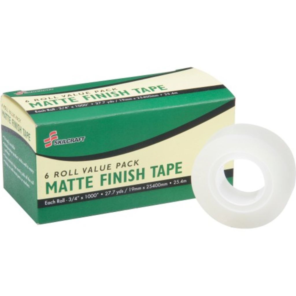 TAPE,MATTE,3/4X1000, PK/6