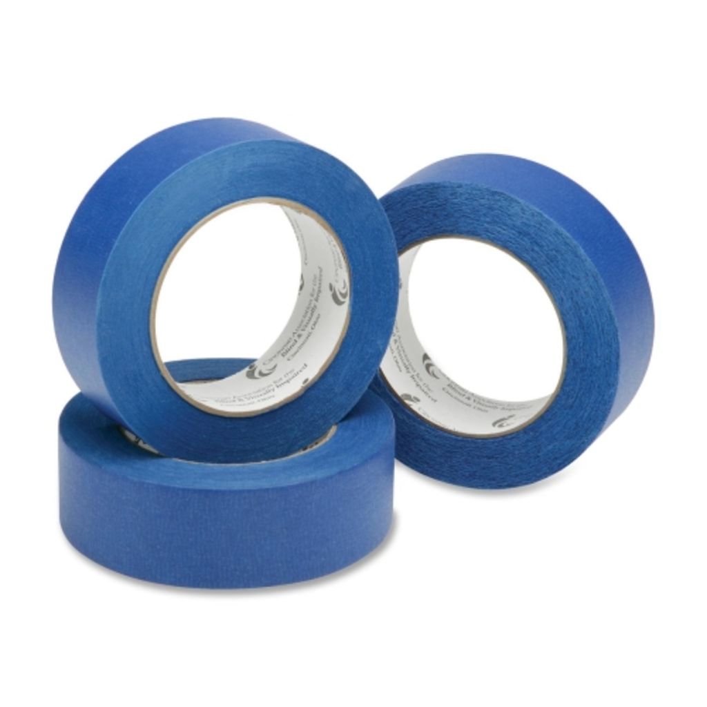BLUE 1X60YD 5.7MIL PREMIUM PAINTERS TAPE, ACRYLIC ADHESIVE, CREPE BACKING.