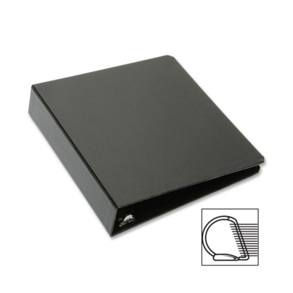 BINDER, DRING,100% RECYCLED,2,BLACK