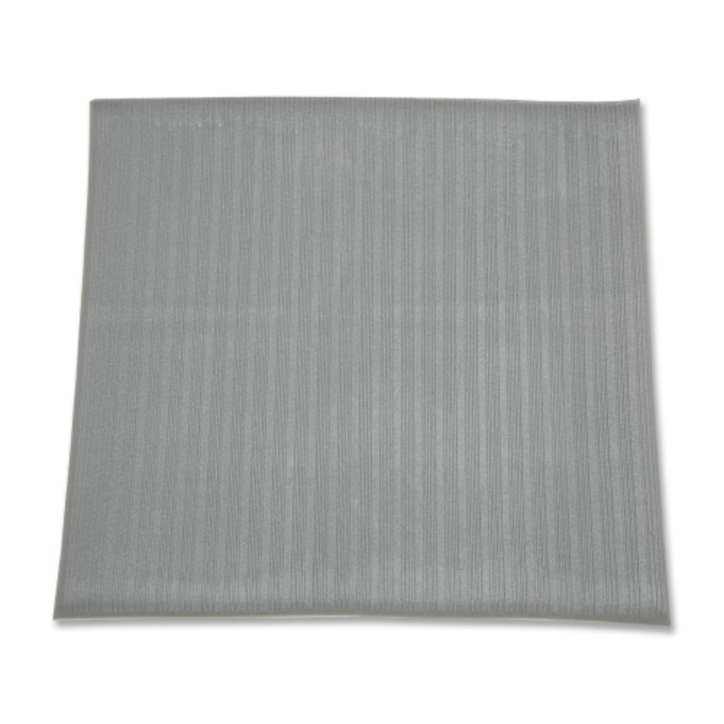 2X3 RIBBED VINYL ANTIFATIGUE MAT, GRAY