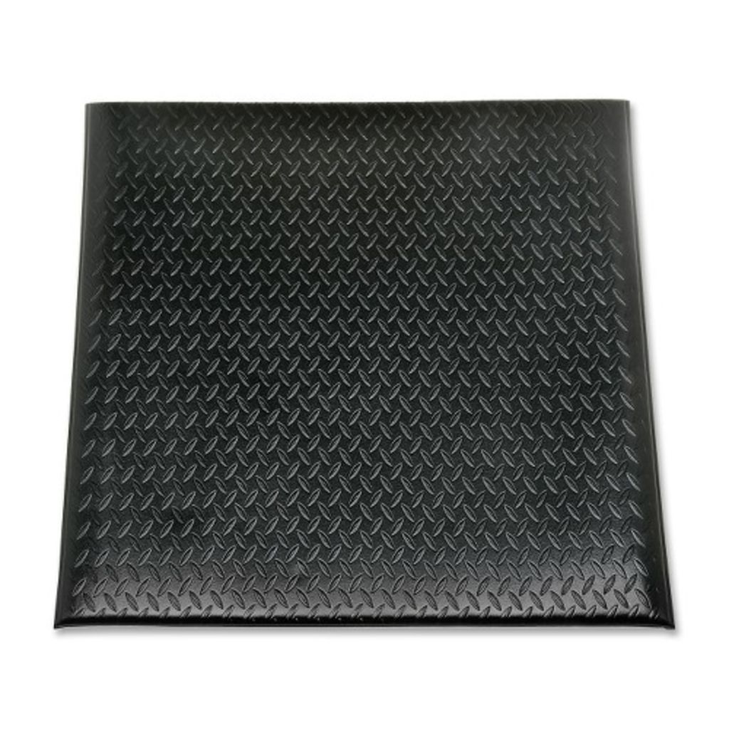 2X3 INDUSTRIAL DECKPLATE, ANTIFATIGUE MAT, BLACK