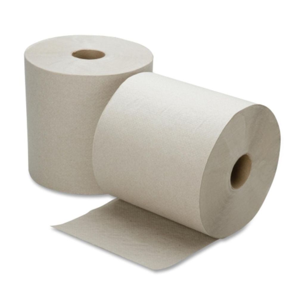 HARD ROLL PAPER TOWEL, NONPERFORATED, 1PLY 8 X 800