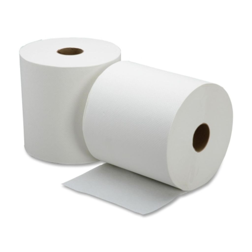 HARD ROLL PAPER TOWEL, NONPERFORATED, 1PLY, 8 X 800