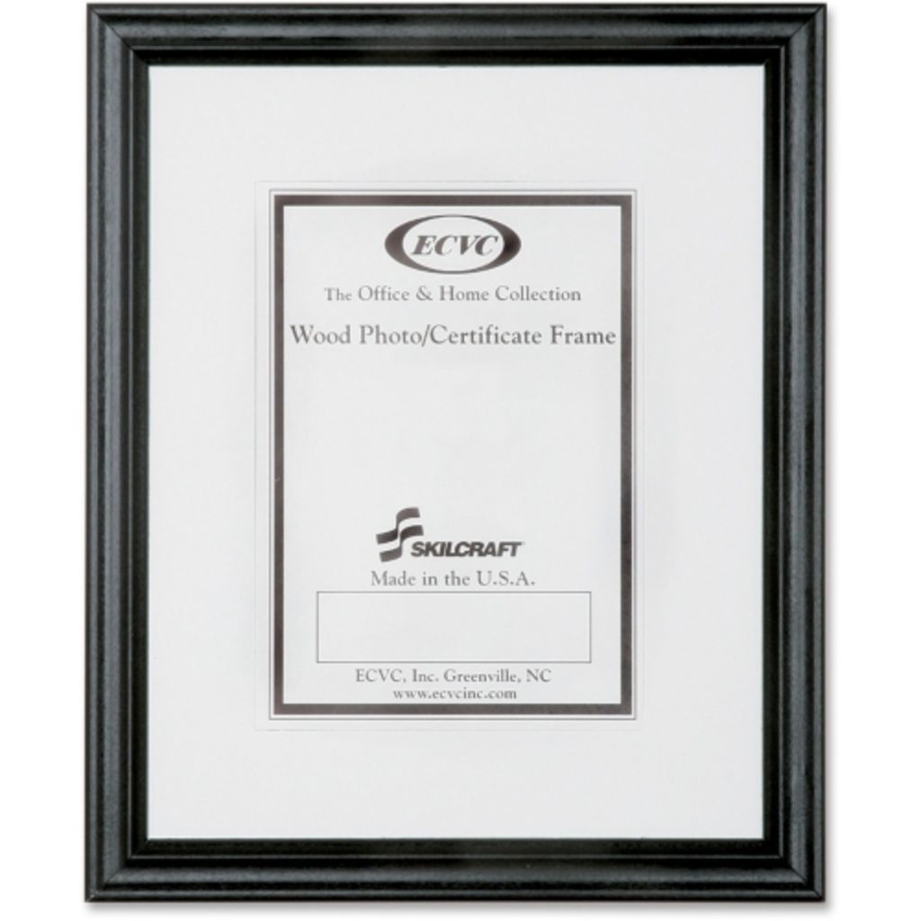 Black Clear Coat hardwood molding measures 3/4 wide. Black 8 x 10