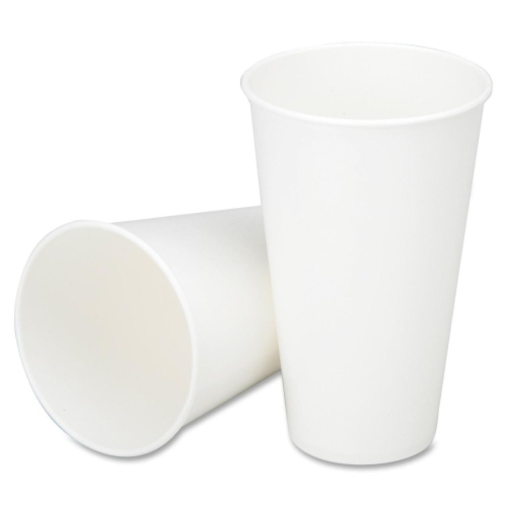CUP, PAPER, HOT, WHITE, 12 OZ