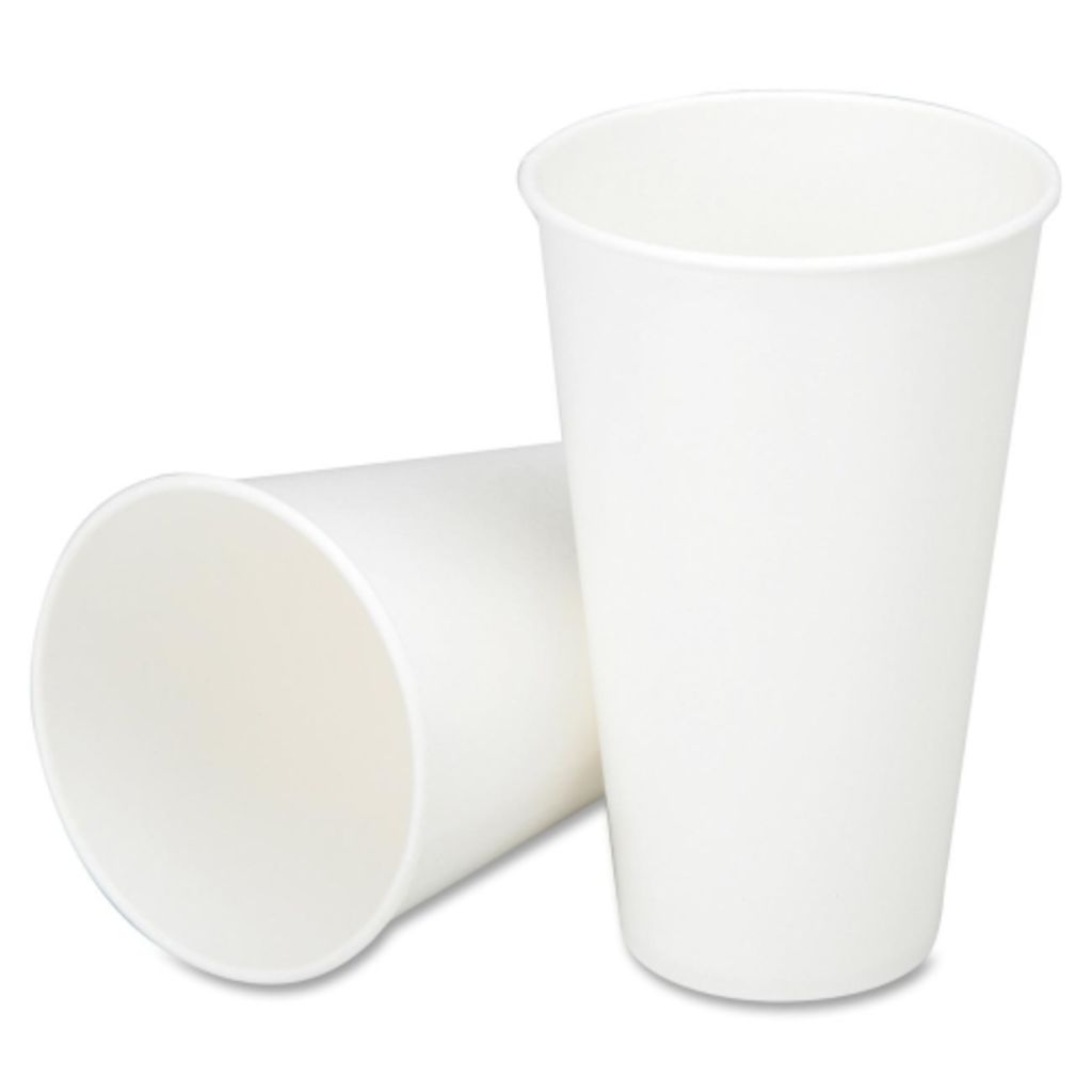 CUP, PAPER, COLD, WHITE, 12 OZ