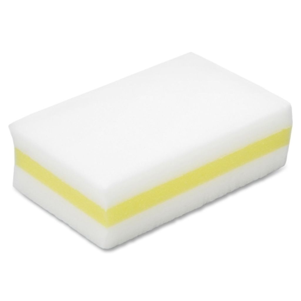 CLEANING PAD, MELAMINE FOAM, WHITE, 4.25 X 2.63 X 1.38
