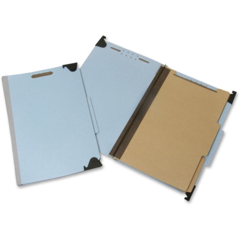 FOLDER, FILE, HANGING, LIGHT BLUE, LEGAL SIZE, 2DIVIDERS, 6 SECTIONS