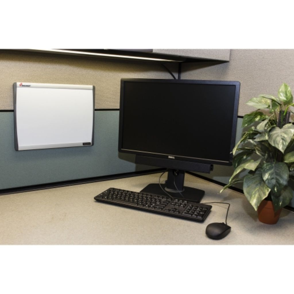 WHITE BOARD, CUBICLE, ALUMINUM, 14 X 11