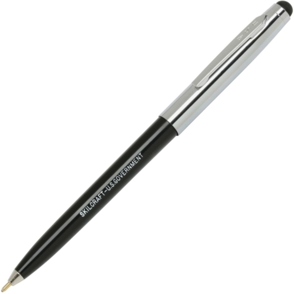 BALLPOINT PEN AND STYLUS, BLK, MED