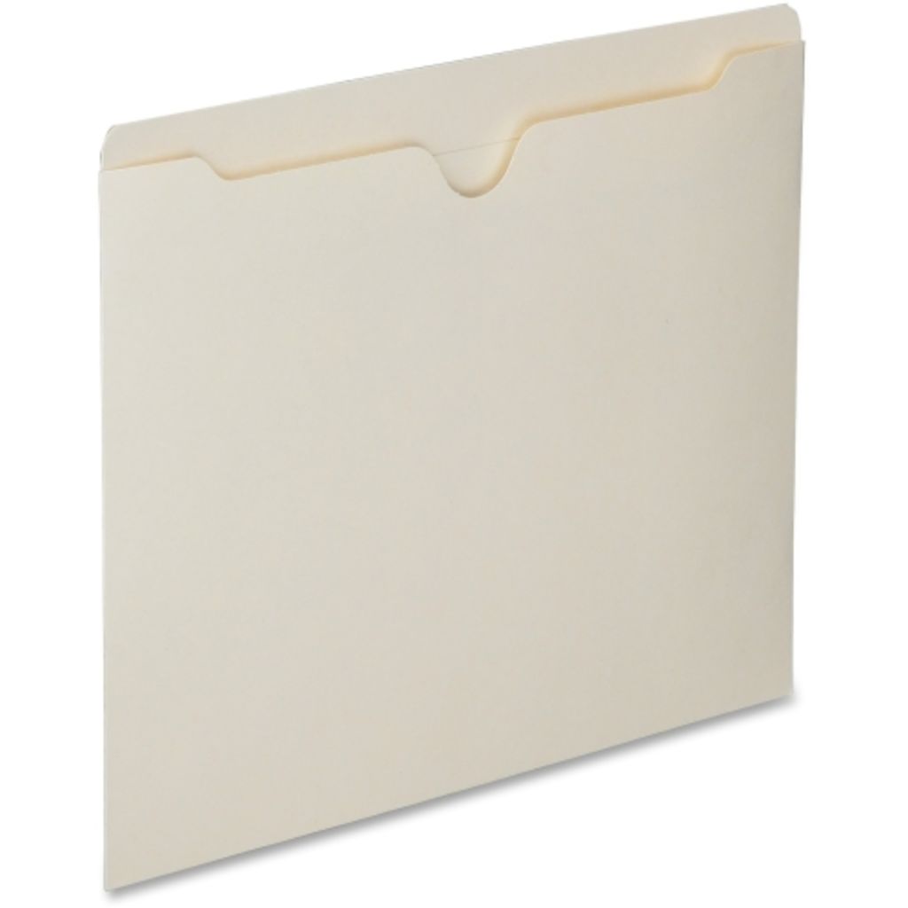 FILE JACKET MANILA FLAT LTR