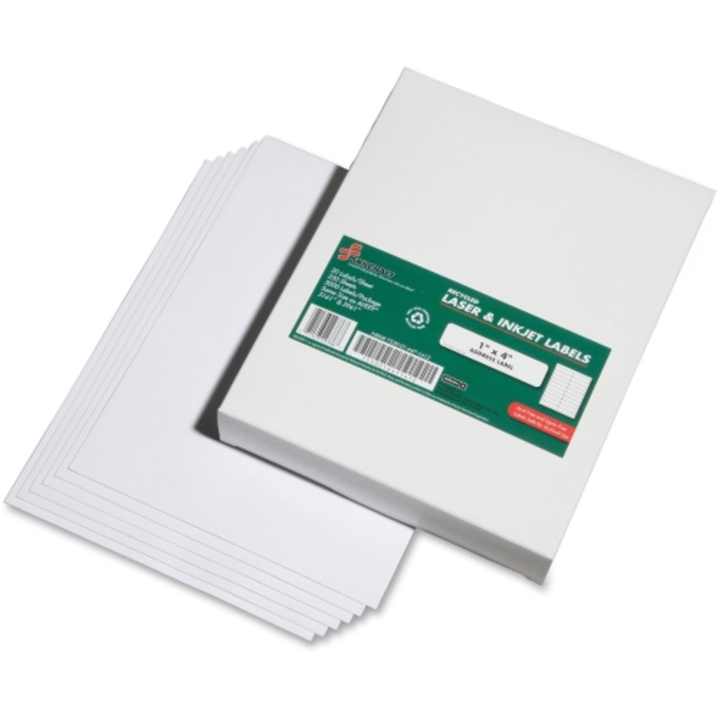 ADDRESS LABEL WHITE 1 X 4