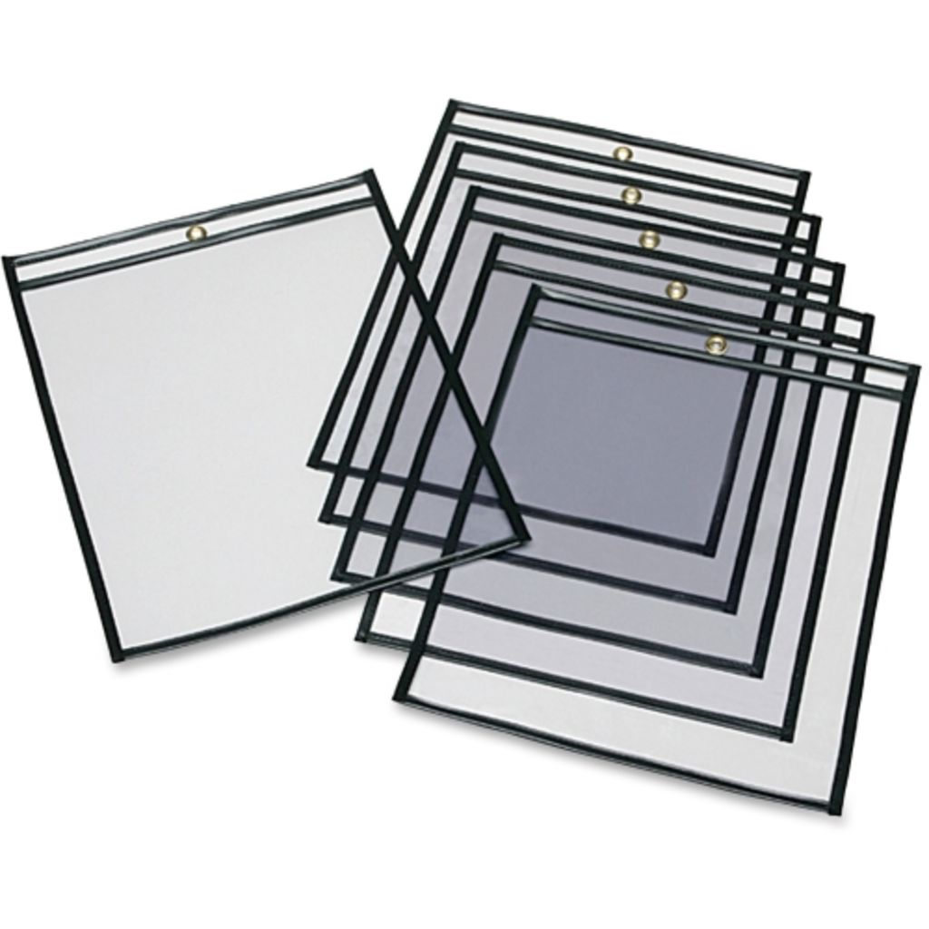 SKILCRAFT Transparent Envelopes or Job Ticket Holders are perfect for keeping documents such as work orders, production schedules and more protected and visual at the same time. Perfect for industrial environments. Clear 10 x 13