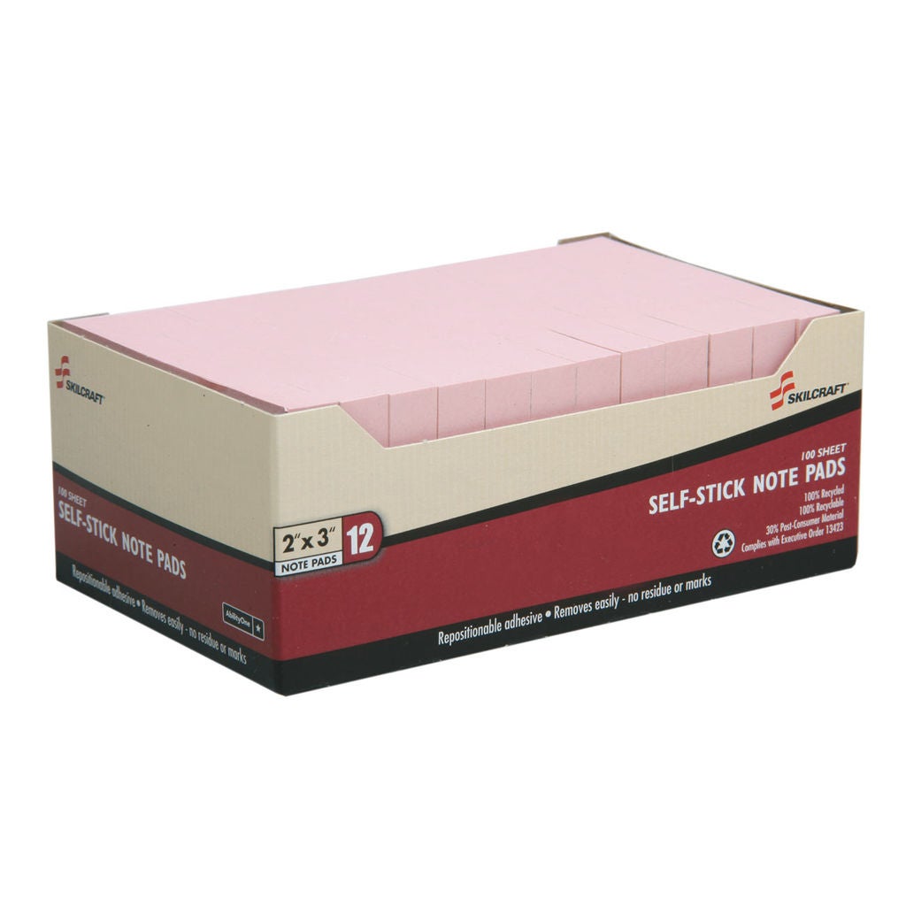 SELFSTICK NOTE PADS, BLUE, 2 X 3 INCHES