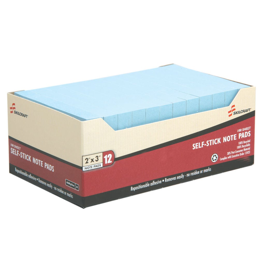 SELFSTICK NOTE PADS, GREEN, 2 X 3 INCHES