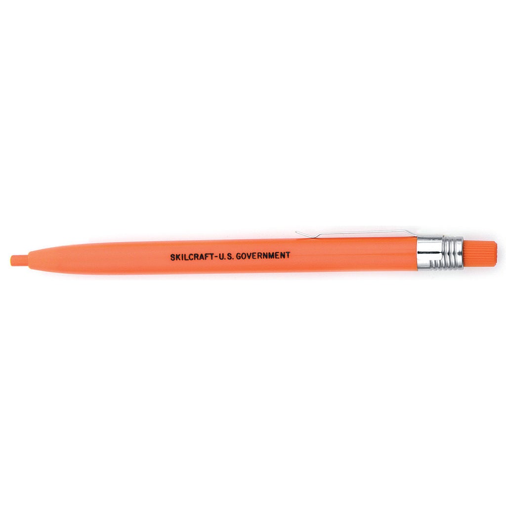 CHINA MARKER WAX PENCIL ORANGE LEAD, 12 COUNT