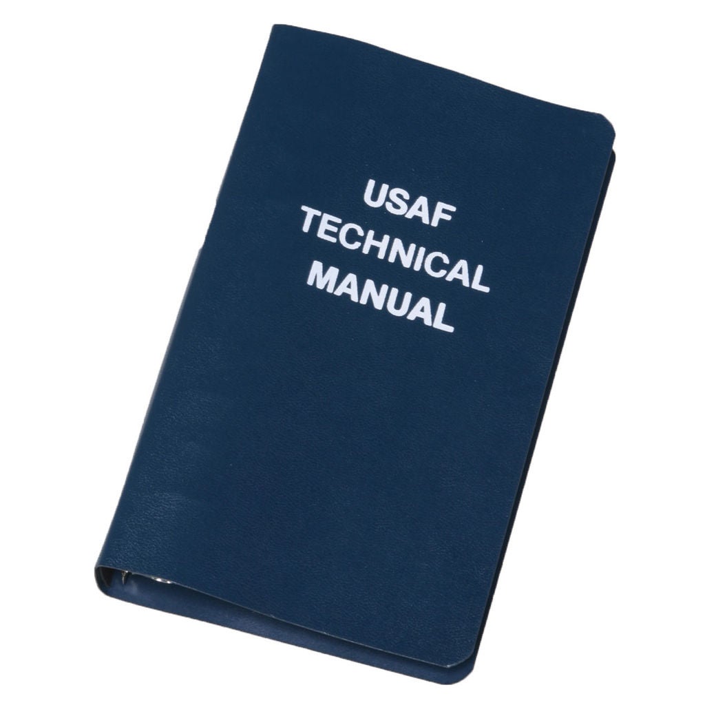 USAF TECHNICAL MANUAL BINDER