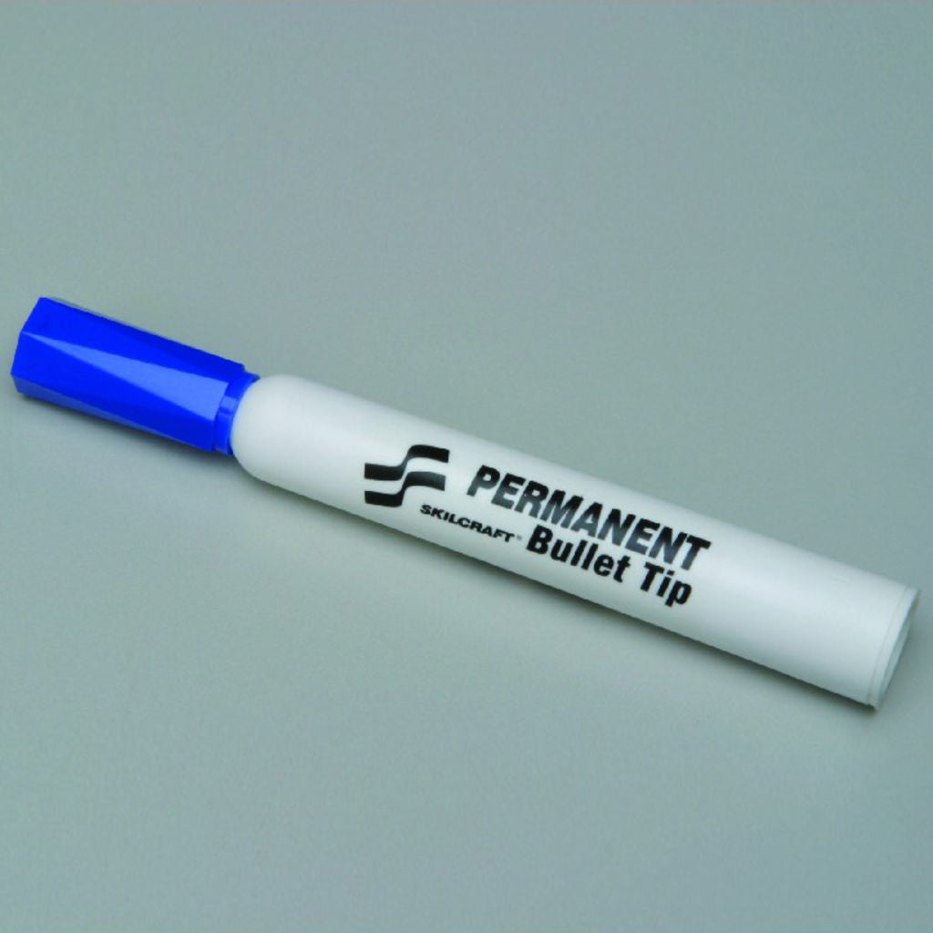 MARKER PERM BULLET BLUE
