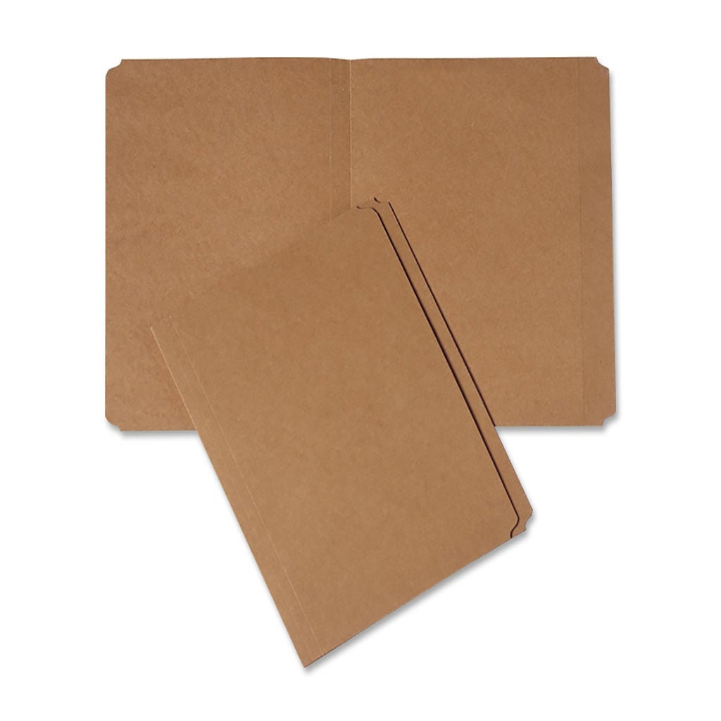 KRAFT FILE FOLDER LEGAL, STRAIGHT CUT, NO FASTENER, KRAFT BROWN