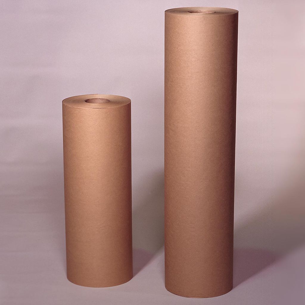 KRAFT WRAPPING PAPER 50LB., 36INCH WIDE, 9INCH DIAMETER, 980 FEET