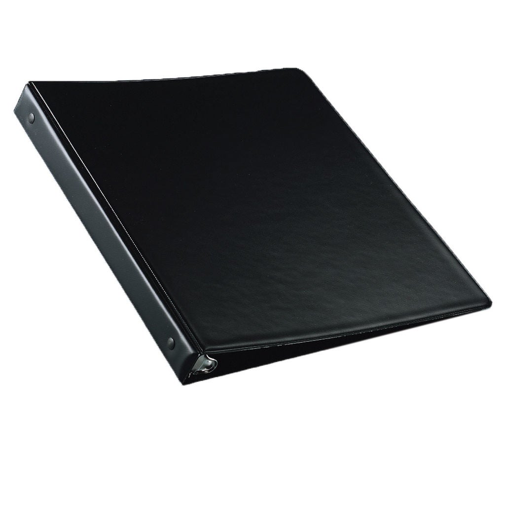 3RING FLEXIBLE BINDER NO OVERLAY 1/2 INCH BLACK