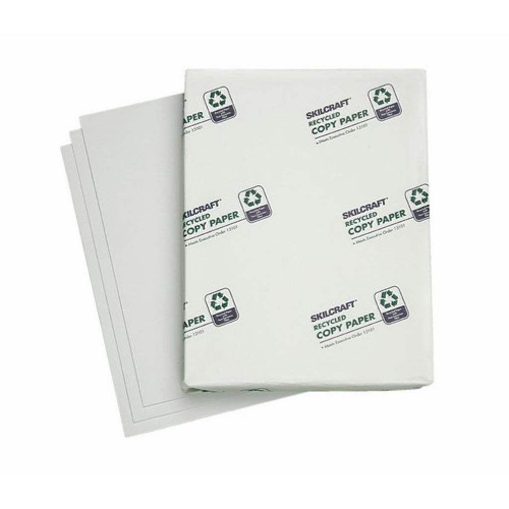 CopyPaper w/USFedseal 8 1/2x14For Laser Print  Legal  8.50 x 14  20 lb Basis Weight  Recycled  50% Recycled Content  92 Brightness  5000 / Box  WhiteRM