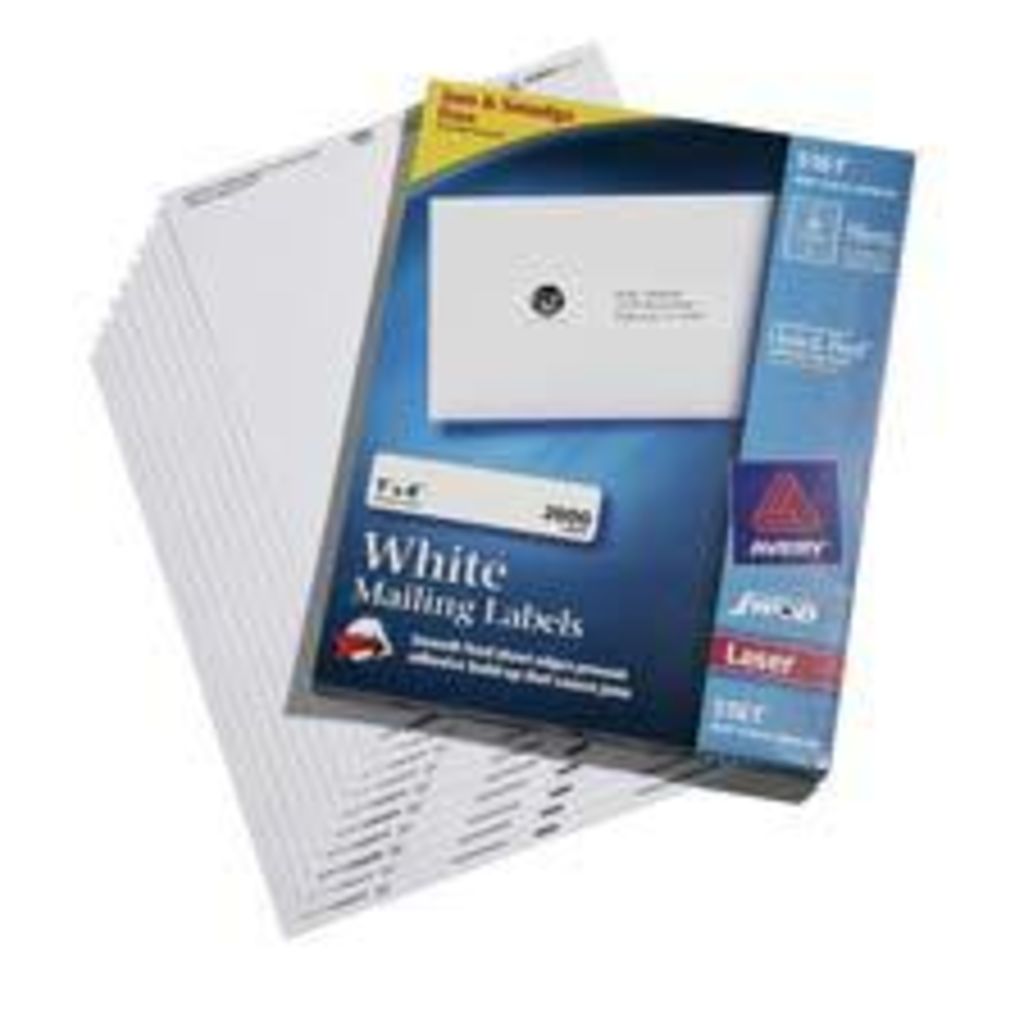 LASER LABELS 100 SHEETS PER BOX