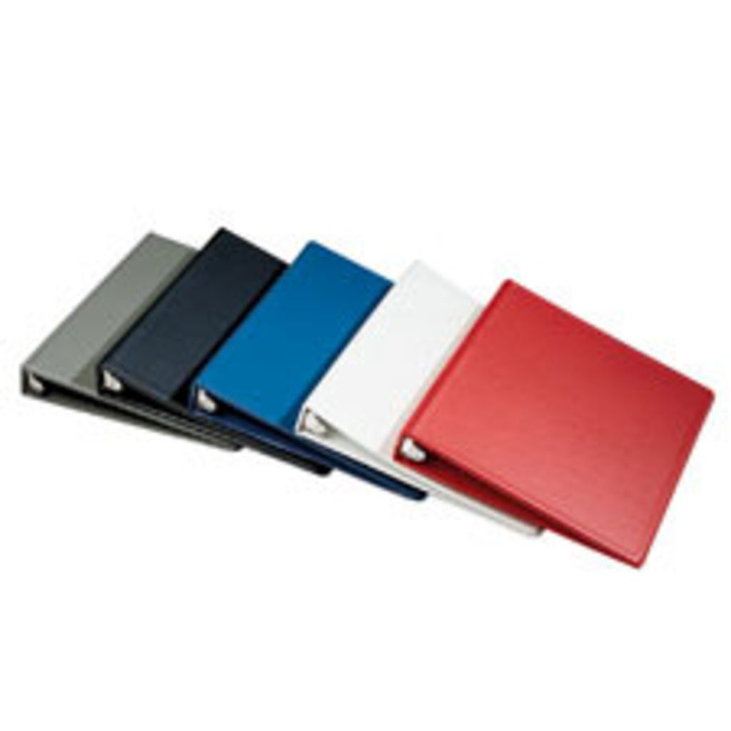 LOOSELEAF BINDER, 3RING, FLEXIBLE COVER, RED
