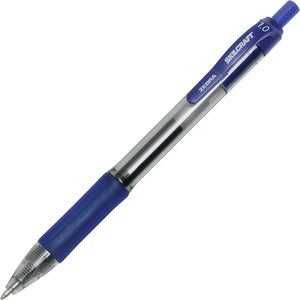 GEL PEN  RETRACT, BOLD POINT, BLUE