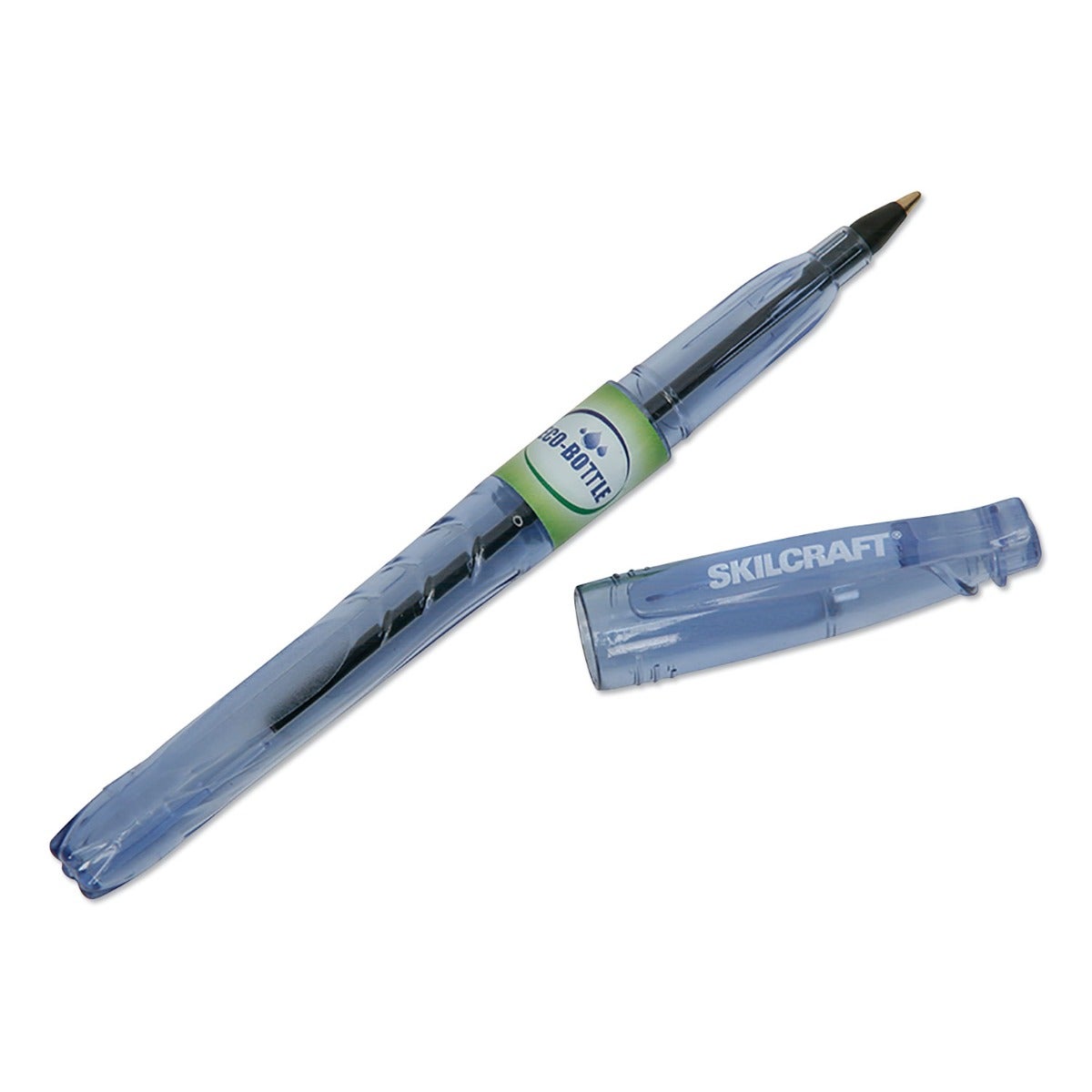Pen Ballpoint Stick Recycled Water Bottle Black Fine Point