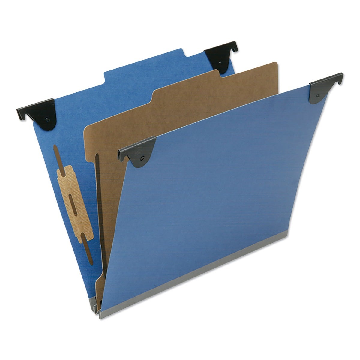 Folder File Hang Ltr Sz 1 Divide 4 Sect 2/5th ROC TopTab Blu