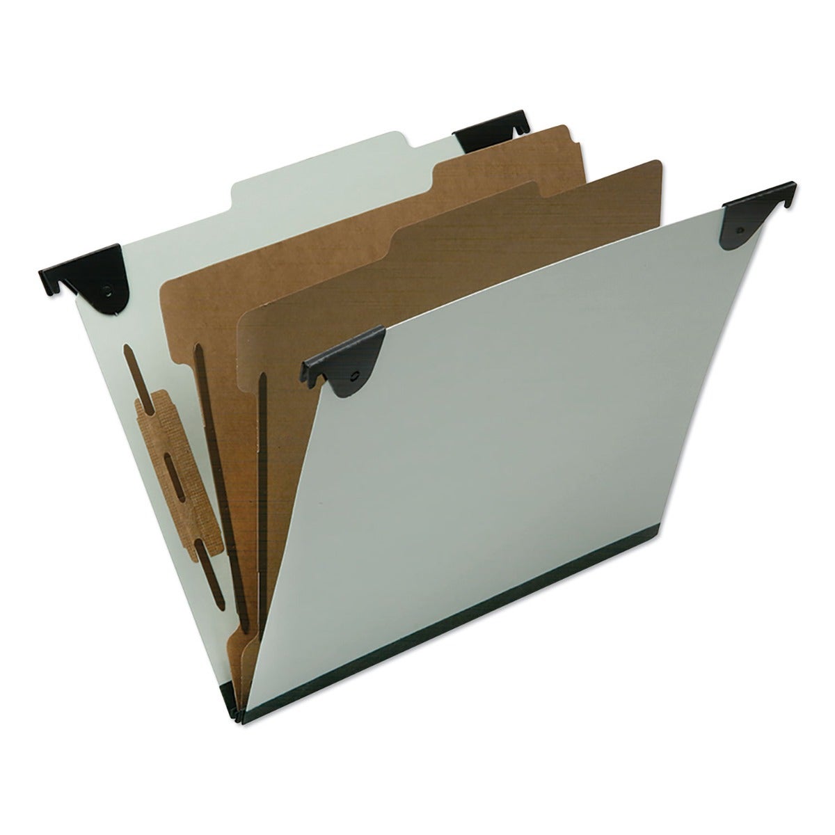 Folder File Hang Ltr Sz 2 Divide 6 Sect 2/5th ROC TopTab Grn
