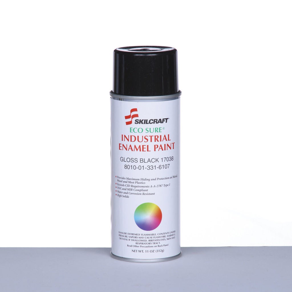 Please follow installation guidelines when ordering hazardous materialsEco Sure Enamel 2787 GL Black11 oz  1Each  BlackPT